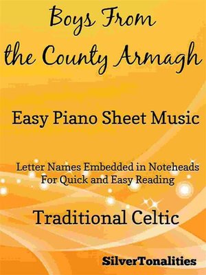 cover image of Boys from the County Armagh Easy Piano Sheet Music